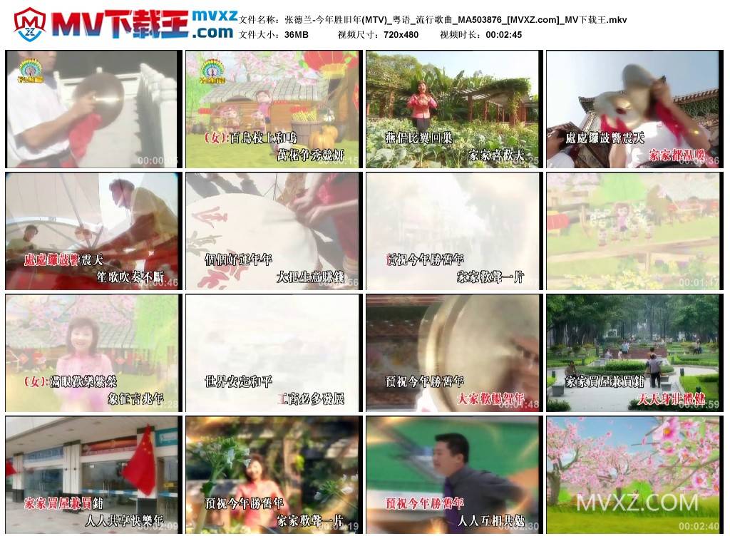 张德兰-今年胜旧年(MTV)_粤语_流行歌曲_MA503876